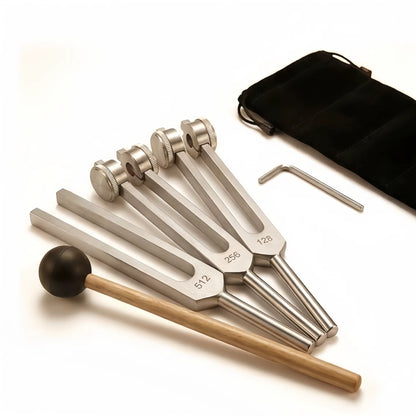 Tuning Fork Set (128 256 512Hz) 