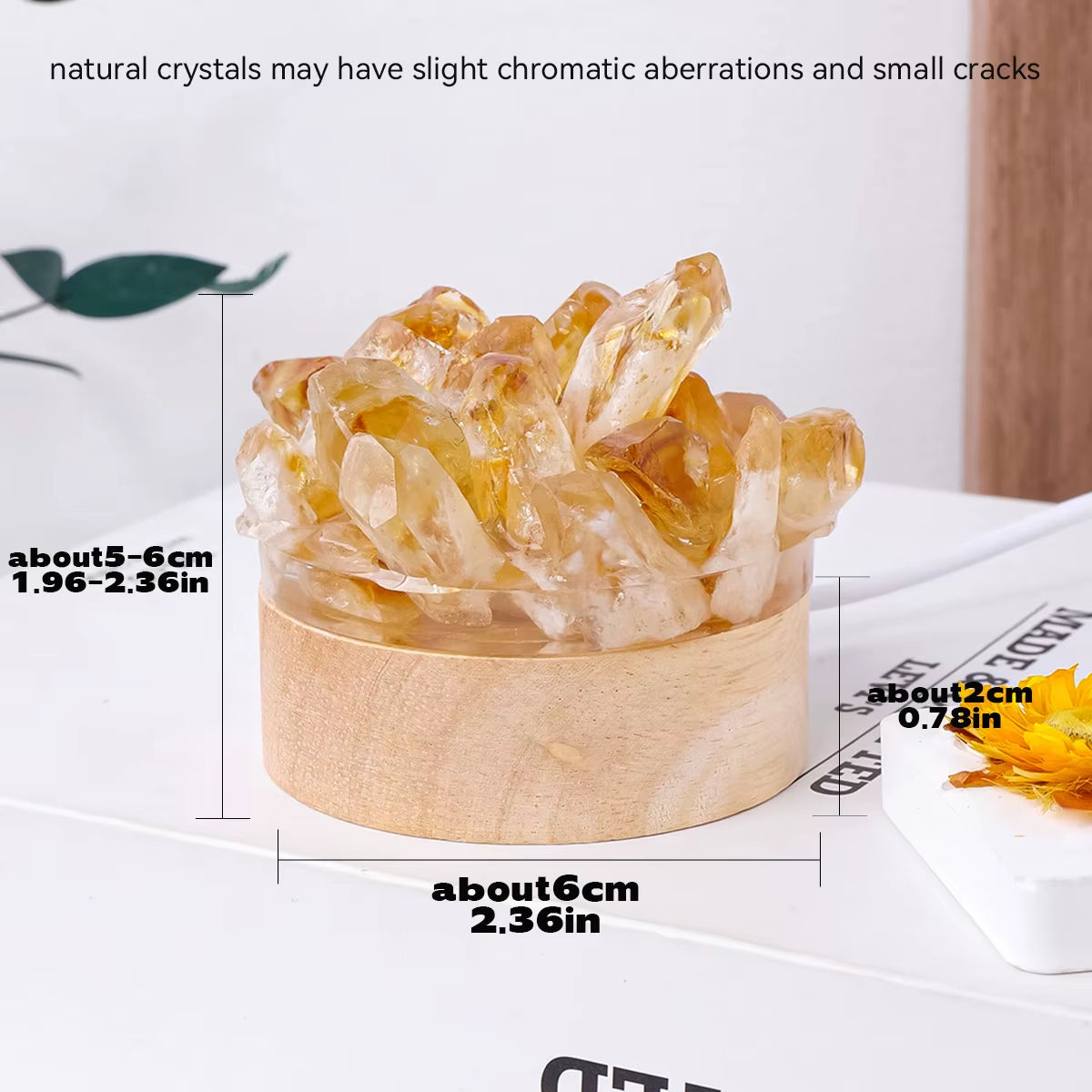 Natural Crystal Lamp 