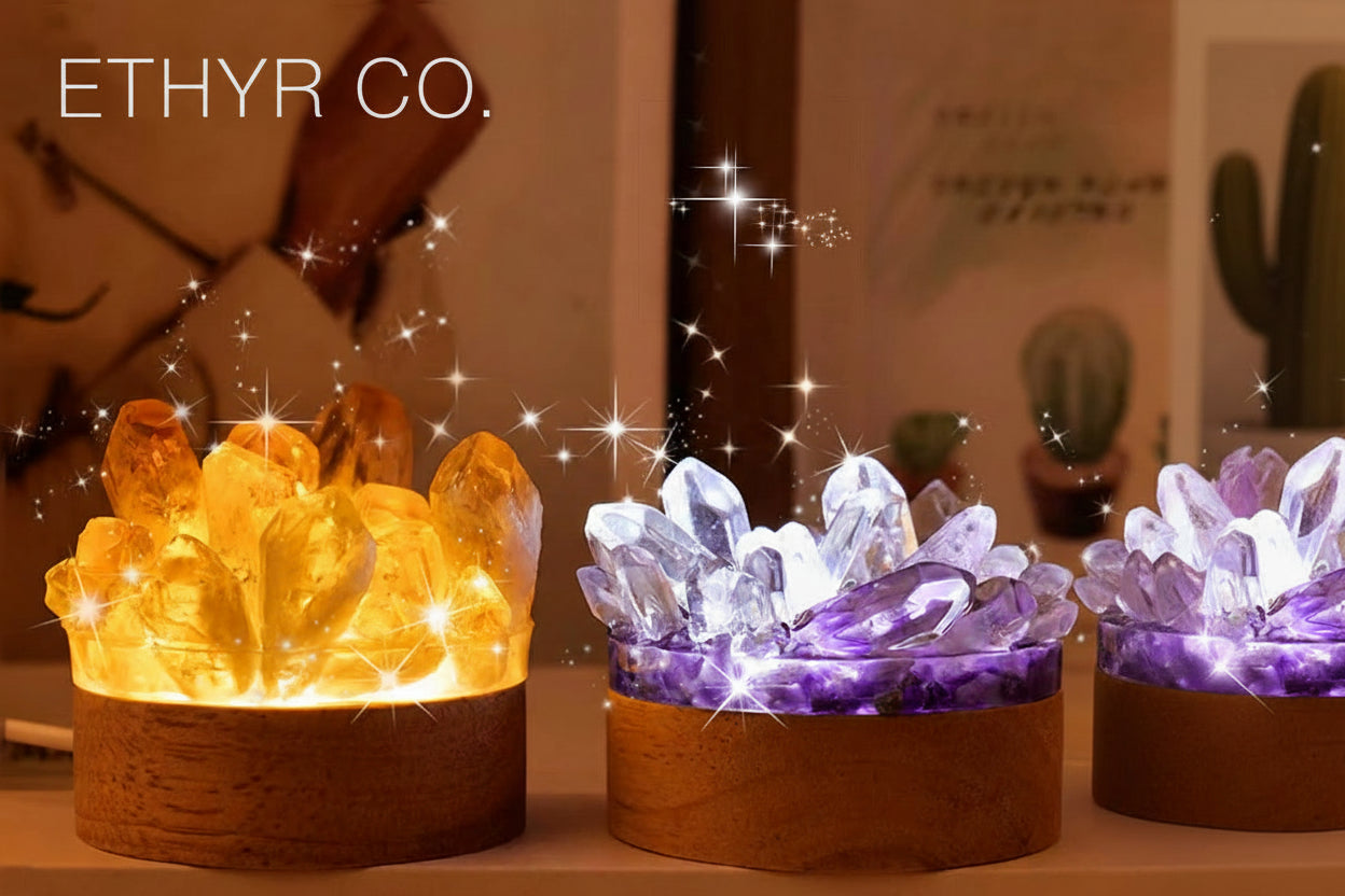 Natural Crystal Lamp 