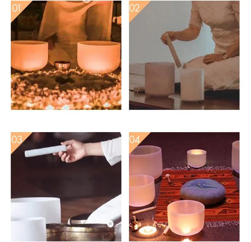Crystal Quartz Singing Bowl 432Hz