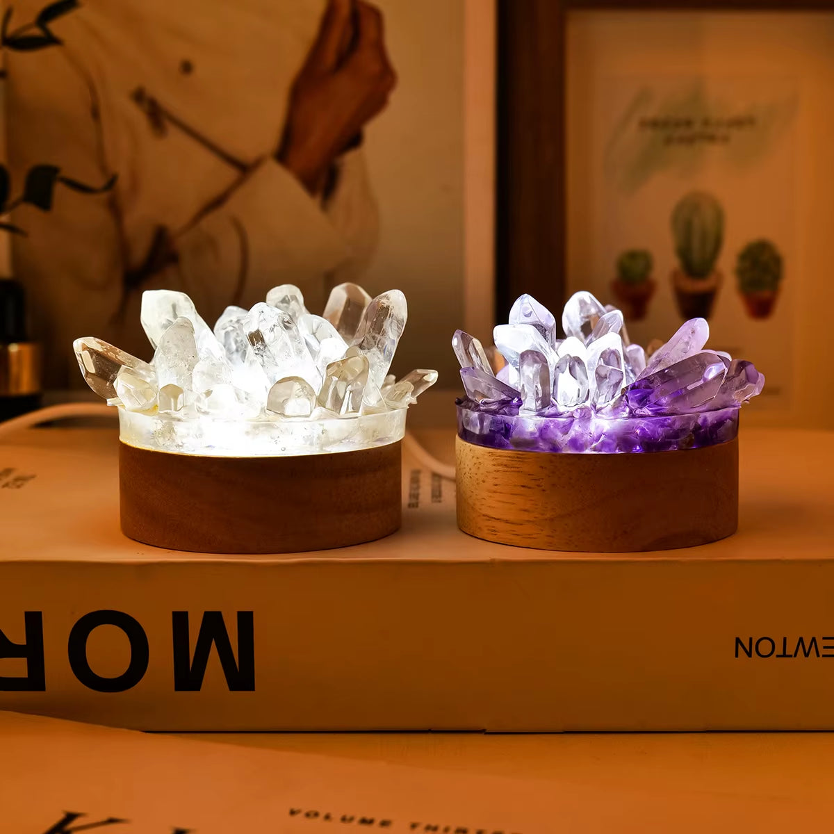 Natural Crystal Lamp 