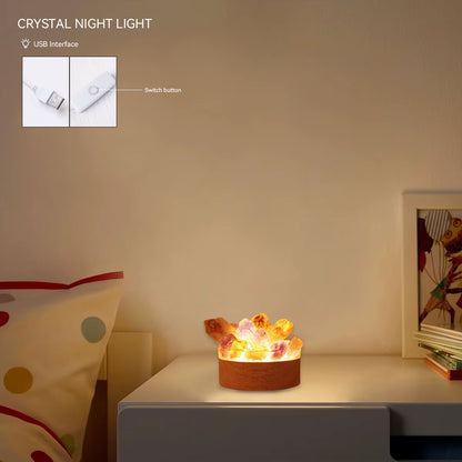 Natural Crystal Lamp 