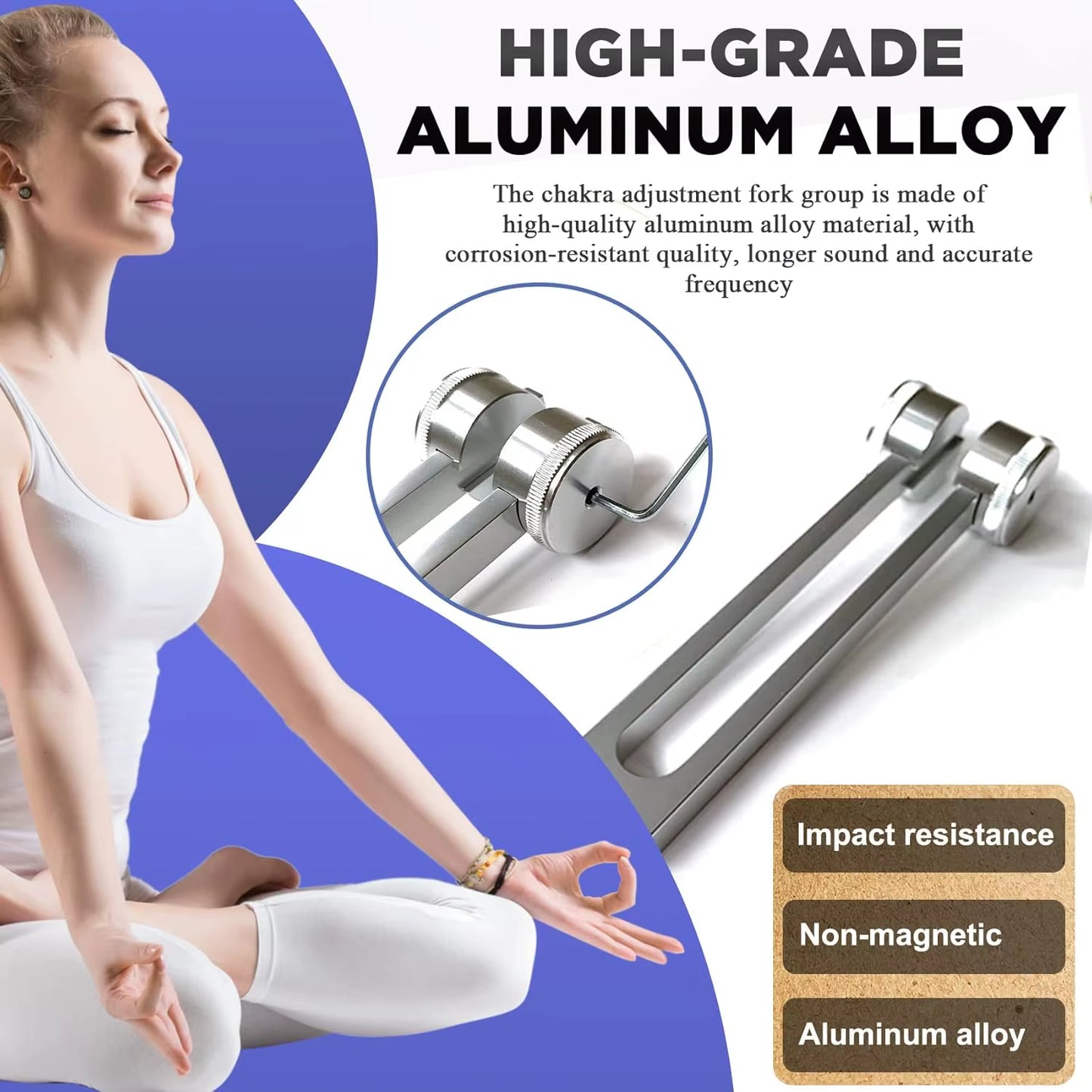 Tuning Fork Set (128 256 512Hz) 